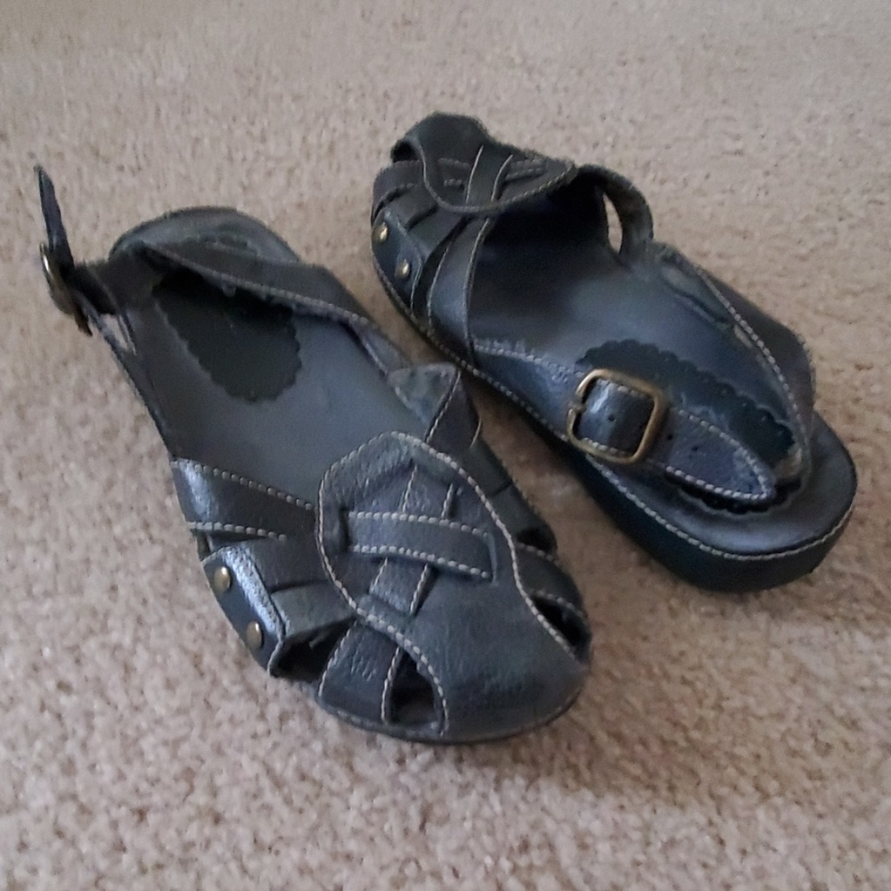 Navy Blue Sandals